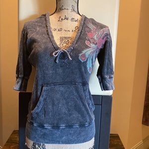 Sweatshirt burnout top🌸🌺❤️